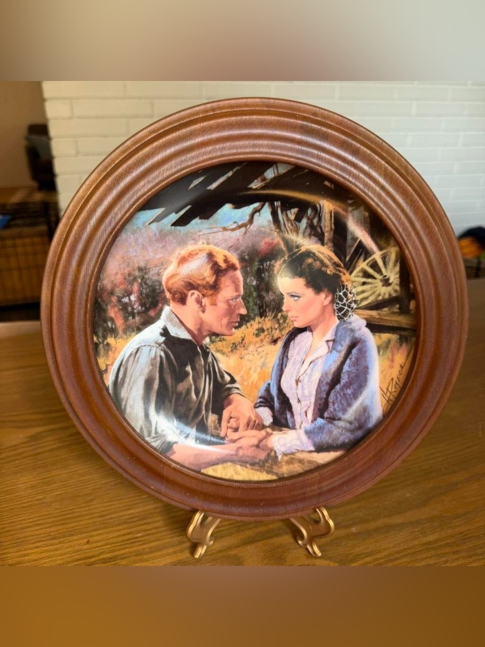 Gone With The Wind Golden Anniversary Collector’s Plate “After the War”